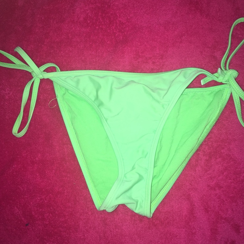 Neon green bathing suit bottom